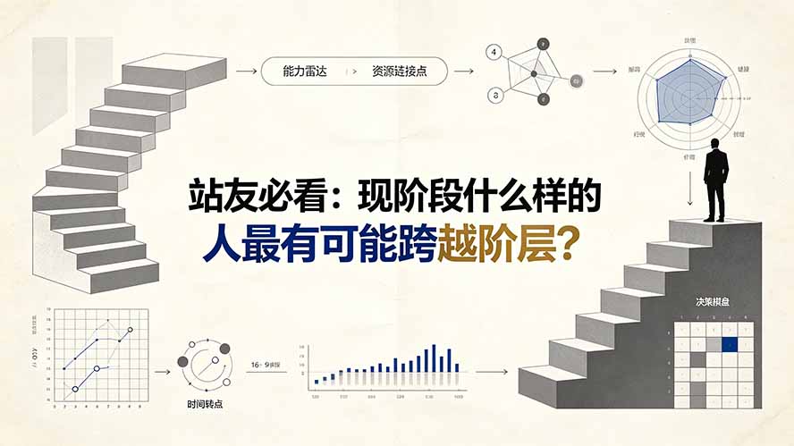 付费文章:站友必看:现阶段什么样的人最有可能跨越阶层?-极客网创
