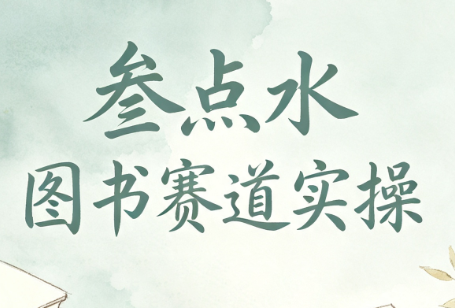 叁点水图书赛道实操-极客网创