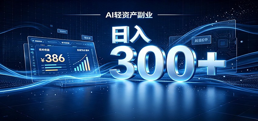 2026 AI轻资产风口，Token中转站小白可入局，日入300+-极客网创