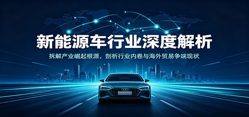 新能源车行业深度解析：拆解产业崛起根源，剖析行业内卷与海外贸易争端现状-极客网创