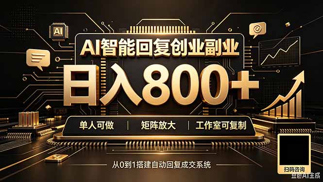 全自动AI挂机创业|个人副业→工作室全链路扶持-极客网创