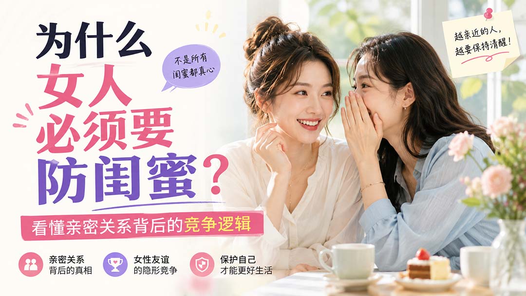 付费文章：为什么女人必须要防闺蜜？看懂亲密关系背后的竞争逻辑-极客网创