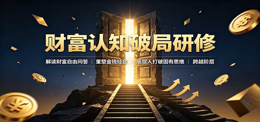 财富认知破局研修：解读”孙割”，重塑金钱观念，底层人打破固有思维跨越阶层-极客网创