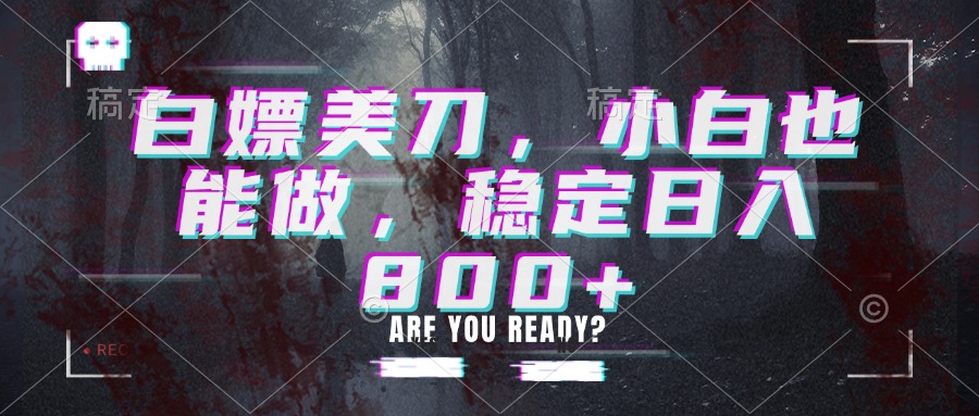 白嫖美刀,小白也能做,稳定日入800+-极客网创