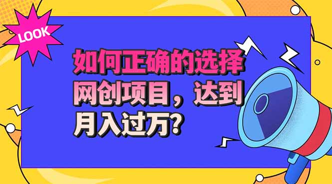 选择大于努力！选对项目才能实现月入过万，才能避免成为绿油油的韭菜-极客网创
