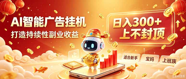 告别手动干活！AI自动化，解锁线上被动收益-极客网创