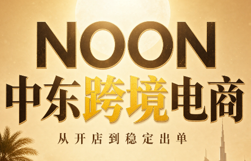 NOON中东跨境电商:从开店到稳定出单(更新2026)-极客网创