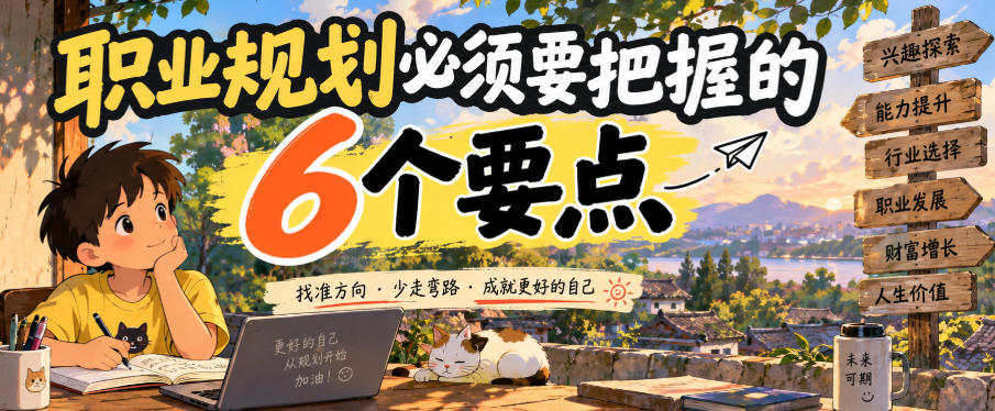 付费文章：职业规划必须要把握的6个要点-极客网创