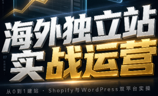 海外独立站实战运营-极客网创