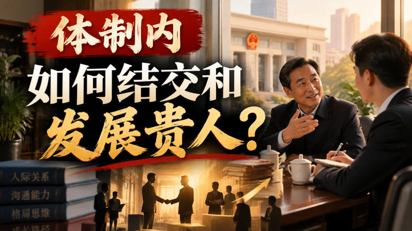 某公众号付费文章：体制内，如何结交和发展贵人?-极客网创