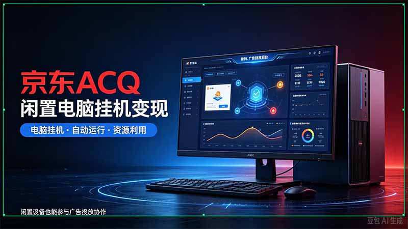 京东ACQ是什么？闲置电脑挂机采集项目拆解-极客网创